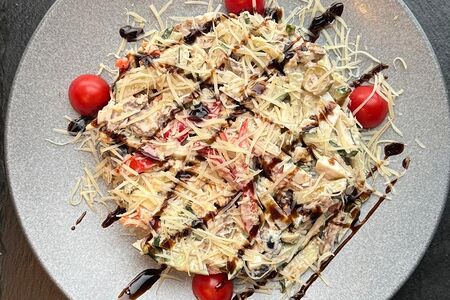 Салат с говяжьим языком