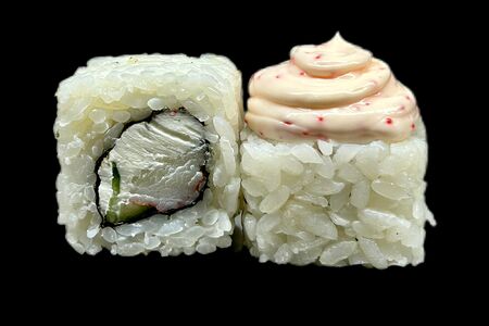 Ролл лава с крабом 