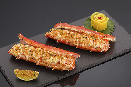 Фаланги камчатского краба с имбирным соусом