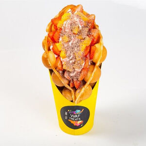 Вафля Манго-клубника