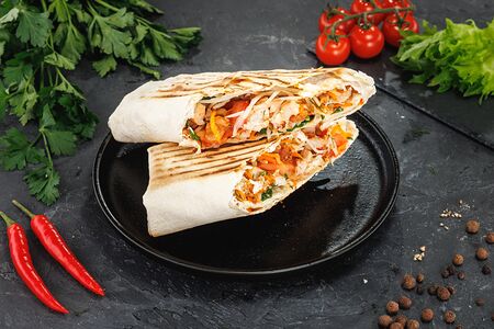 Шаурма с курицей мини