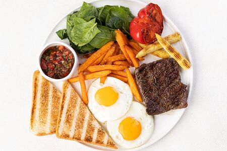 Завтрак Стейк