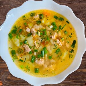 Мясной суп