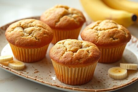 Кексики банановые 