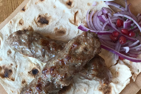 Люля кебаб из свинины и говядины 160 гр