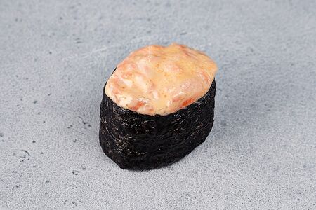 Гунканы, запечённые с лососем 