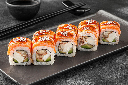 Опаленный лосось