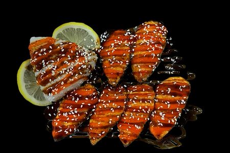 Запеченные острые мидии с сырной шапочкой 