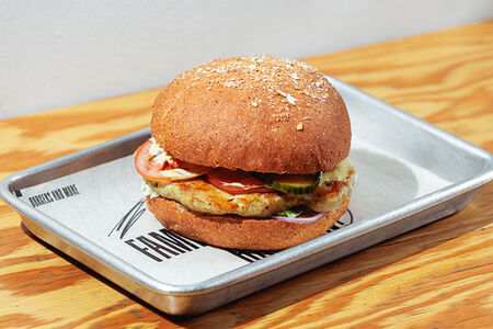 Бургер с курицей