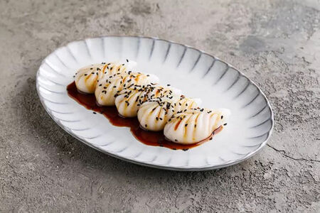 Дим сам с крабом и гребешком