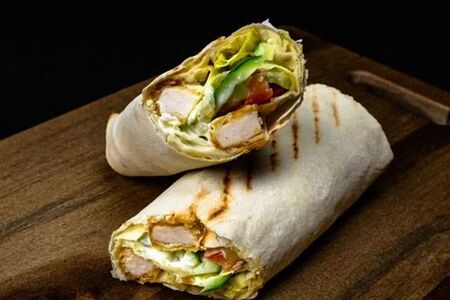 Шаурма с креветками