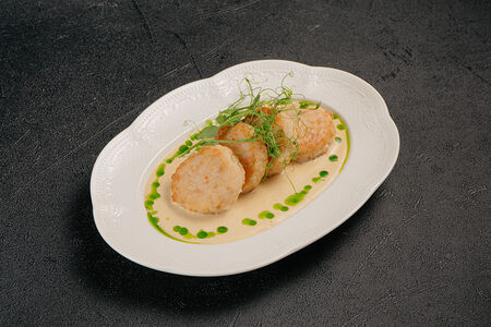 Котлетки из креветки, кальмара и снежного краба (сезонное)