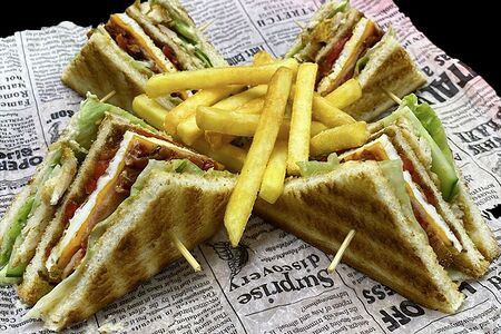 Клаб-сэндвич с курицей