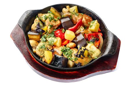 Курица с овощами