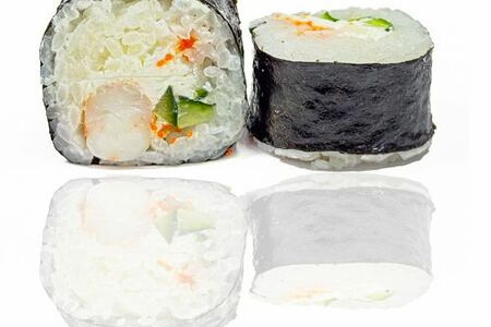 Сливочная креветка с огурцом