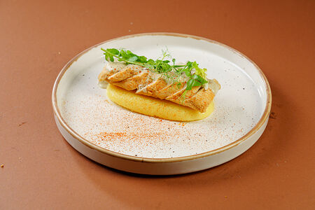 Филе индейки с полентой гриль Ш х