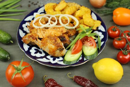 Цыпленок запеченный