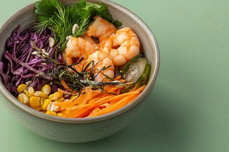 Поке с креветками