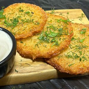 Драники со сметаной