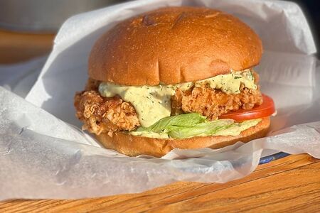 Бургер с курицей
