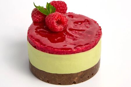 Мини-чизкейк Фисташка-малина