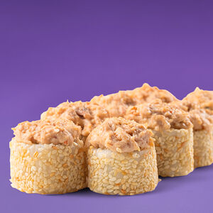 Ролл с курицей терияки