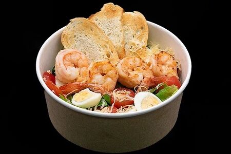 Цезарь с креветками 