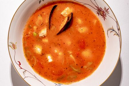 Каччукко - томатный суп с морепродуктами