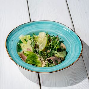 Салат с языком и говядиной