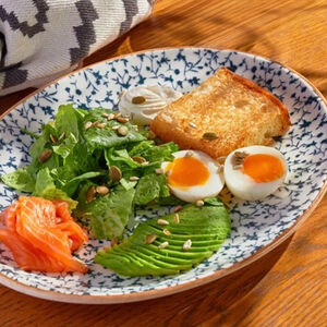 Большой завтрак с форелью