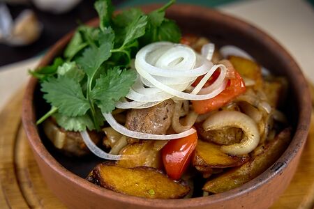 Оджахури с курицей