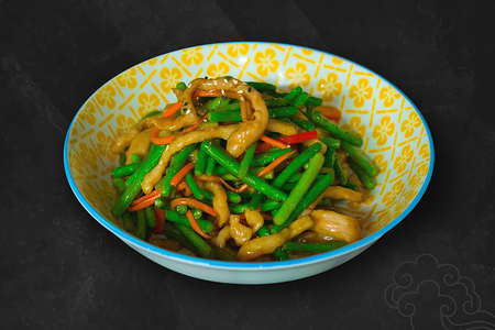 № 508 Стрелки чеснока со свининой