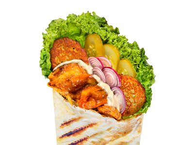 Шаурма с драником