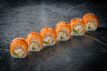 Ролл Лосось Краб микс