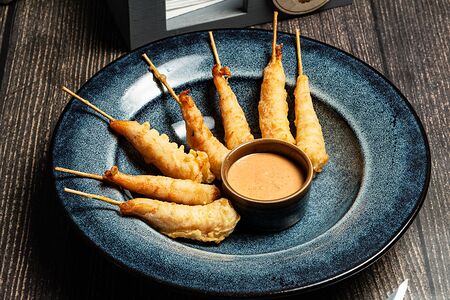 Креветки темпура