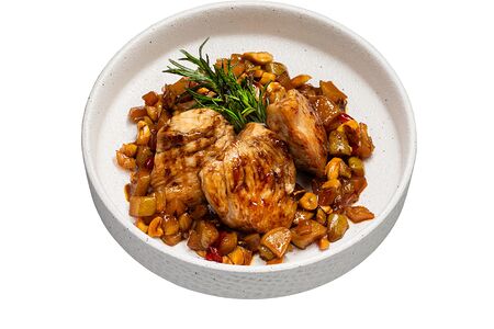 Цыпленок с грушей