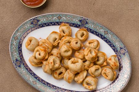 Чучвара жареные