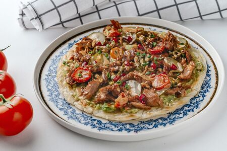 Лепешка роти с индейкой 