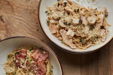 С куриным филе и шампиньонами