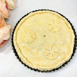 Пирог с курицей и картофелем