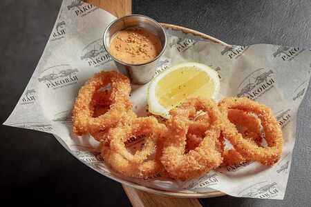 Хрустящие кольца кальмара