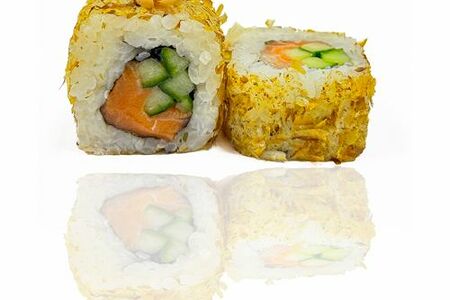 Бонито с копченным лососем