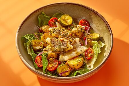 Салат с балтийской треской