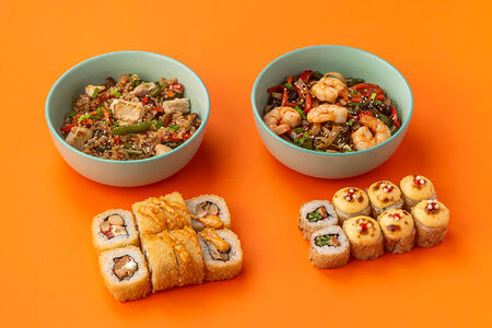 Комбо 2 Вока и 2 ролла