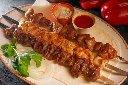 Шашлык из филе куриного бедра