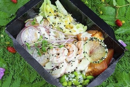 Поке с креветками