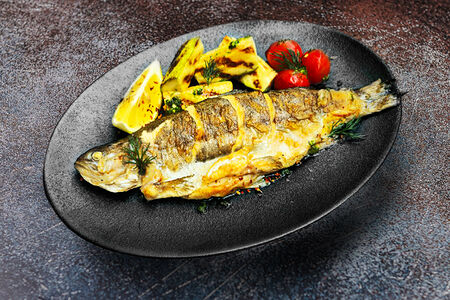 Форель на гриле