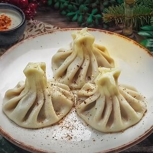 Сет Хинкали из говядины жареные