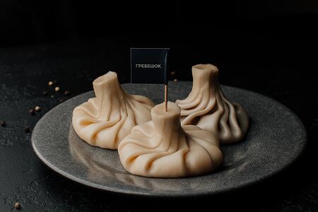 Хинкали с гребешком