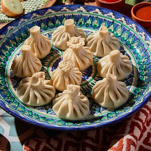 Хинкали с картофелем и грибами